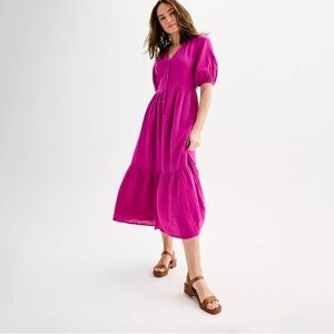 Sonoma Pink Midi Dress